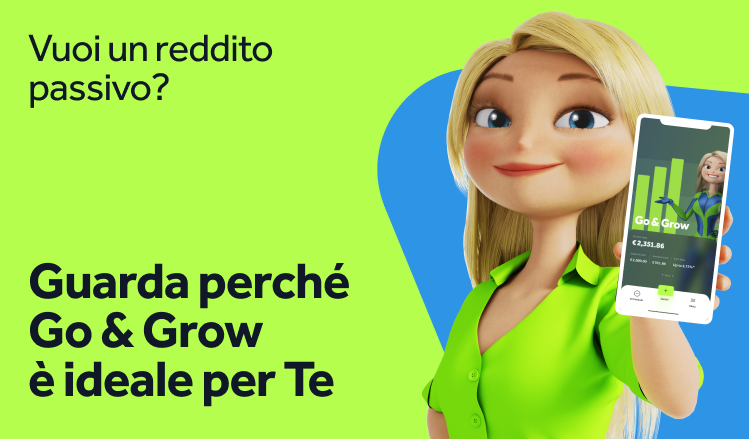 Vuoi un reddito passivo? Guarda perché Go & Grow è ideale per Te