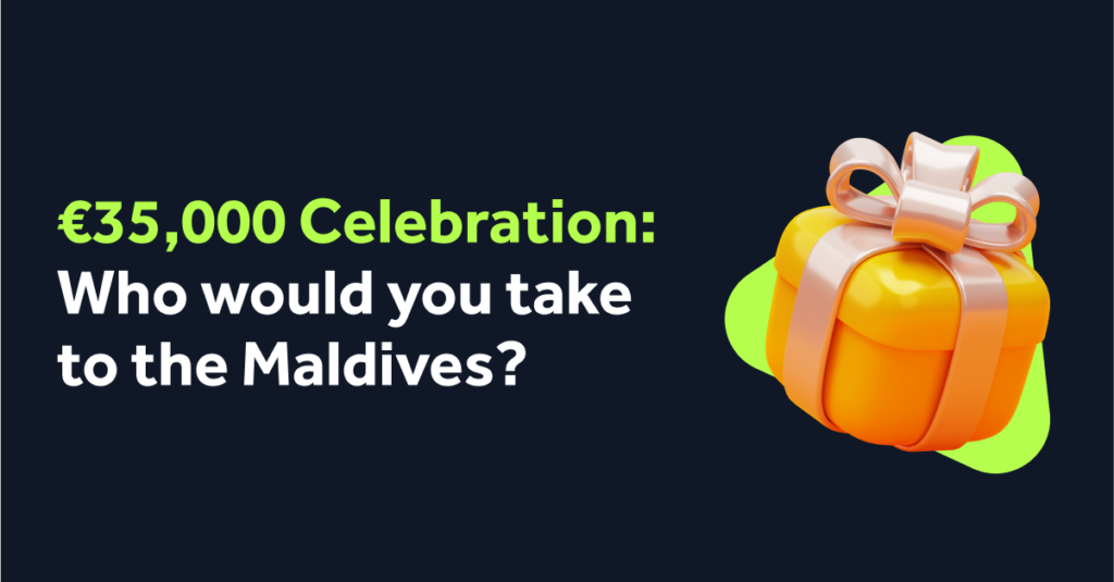 €35,000 Celebration: Who would you take to the Maldives?